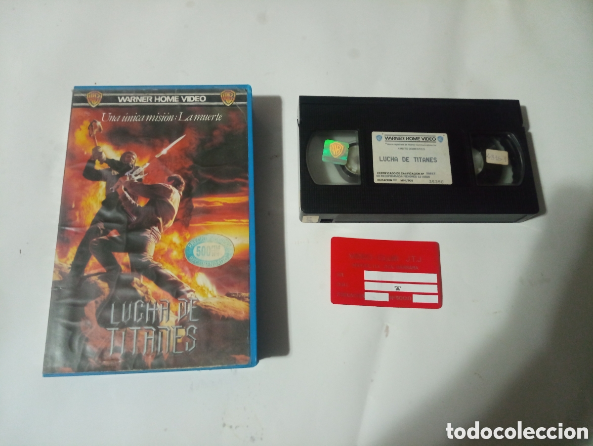 Cine: VHS LUCHA DE TITANES