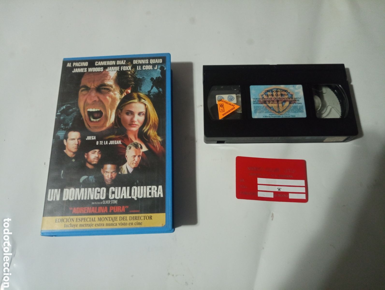 Cine: VHS UN DOMINGO CUALQUIERA DE AL PACINO