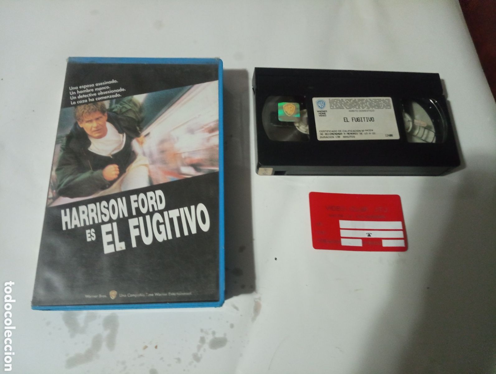 Cine: VHS EL FUGITIVO HARRISON FORD