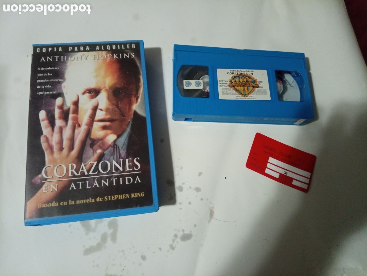 Cine: VHS CORAZONES EN ATLANTIDA ANTHONY HOPKINS