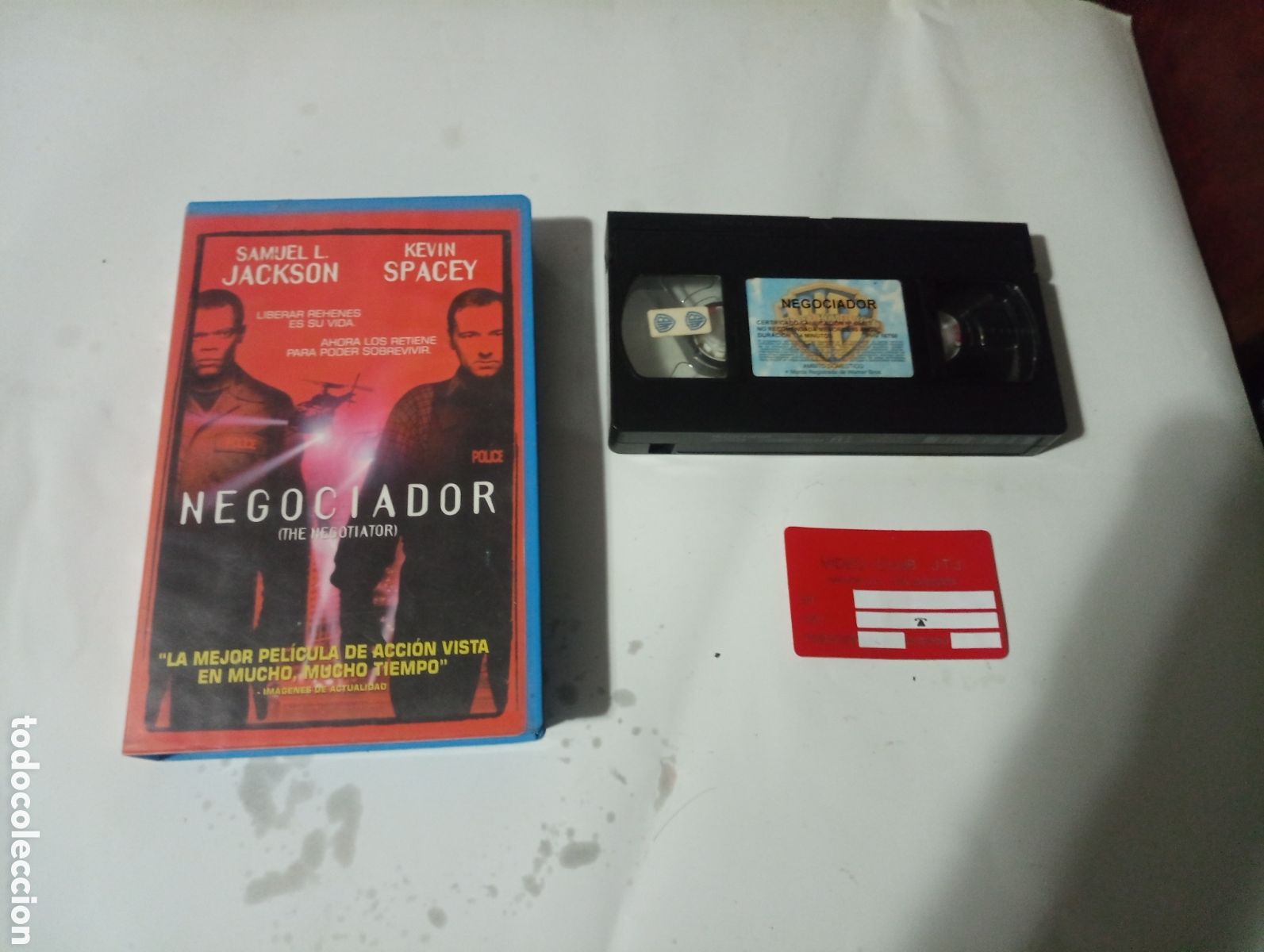 Cine: VHS Warner NEGOCIADOR Samuel l Jackson