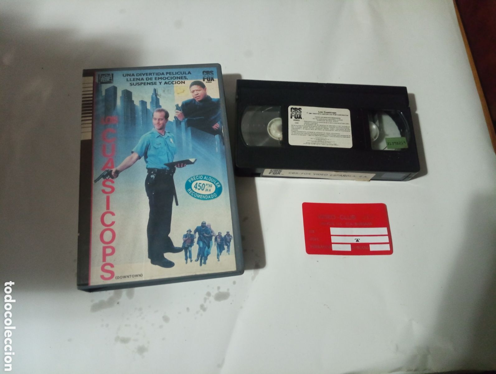 Cine: VHS LOS CUASICOPS forrest whitaker