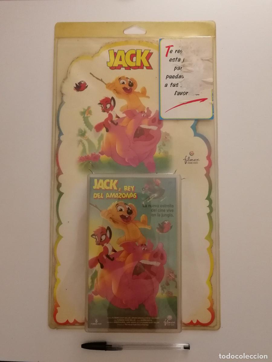 Cinema: EDICION ESPECIAL VHS ORIGINAL + PIZARRA - JACK REY DEL AMAZONAS - DIBUJOS ANIMACION - FILMAX