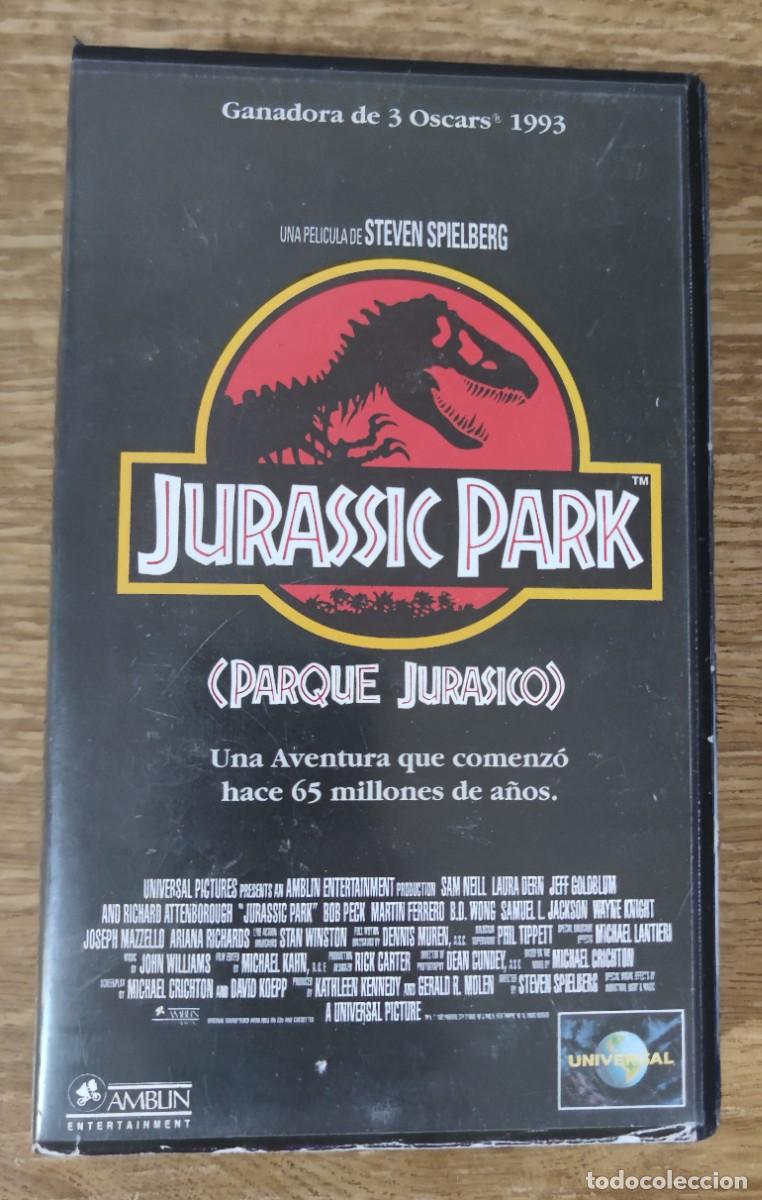 Cine: VHS Jurassic Park (Parque Jur&aacute;sico) (1993) espa&ntilde;ol