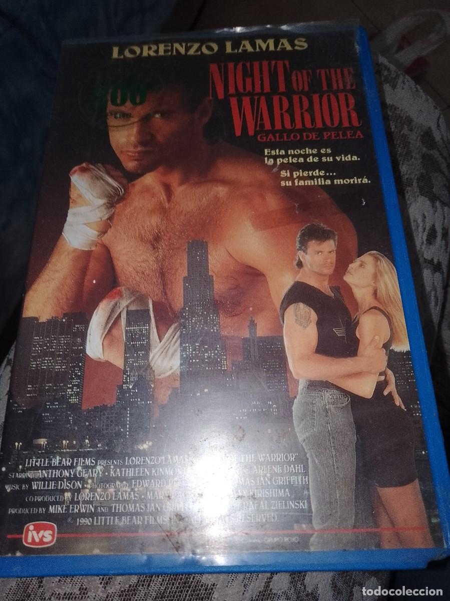 Cine: Night of the warriors gallo de pelea vhs caja grande