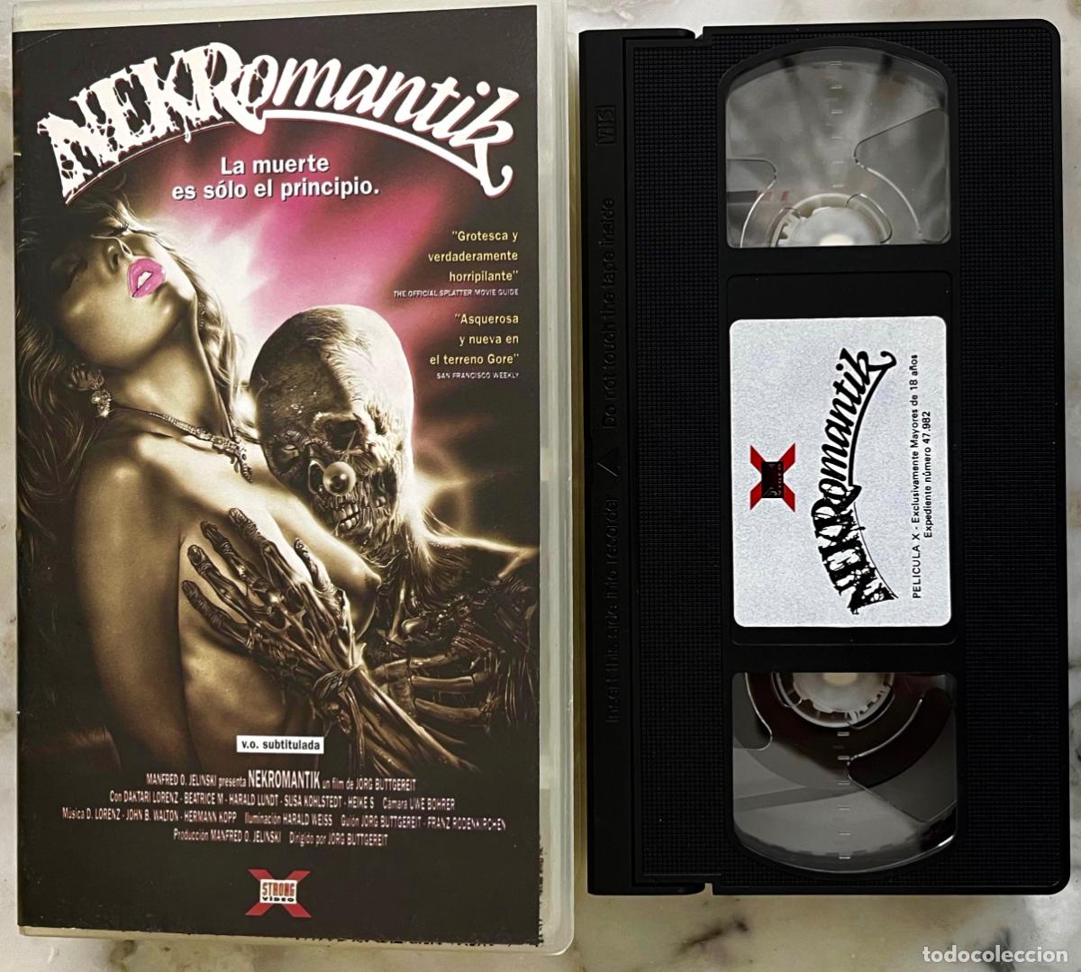 Cine: NEKROMANTICK. LA MUERTE ES SOLO EL PRINCIPIO. JORG BUTTGEREIT. VHS ESPA&Ntilde;A