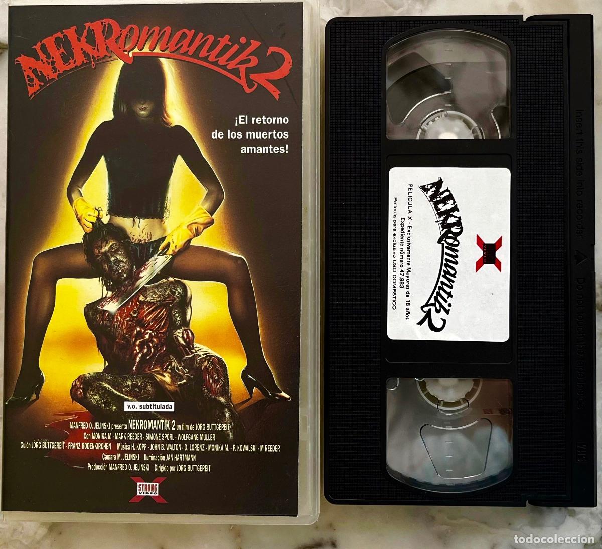 Cine: NEKROMANTICK. 2. EL RETORNO DE LOS MUERTOS AMANTES. JORG BUTTGEREIT. VHS ESPA&Ntilde;A