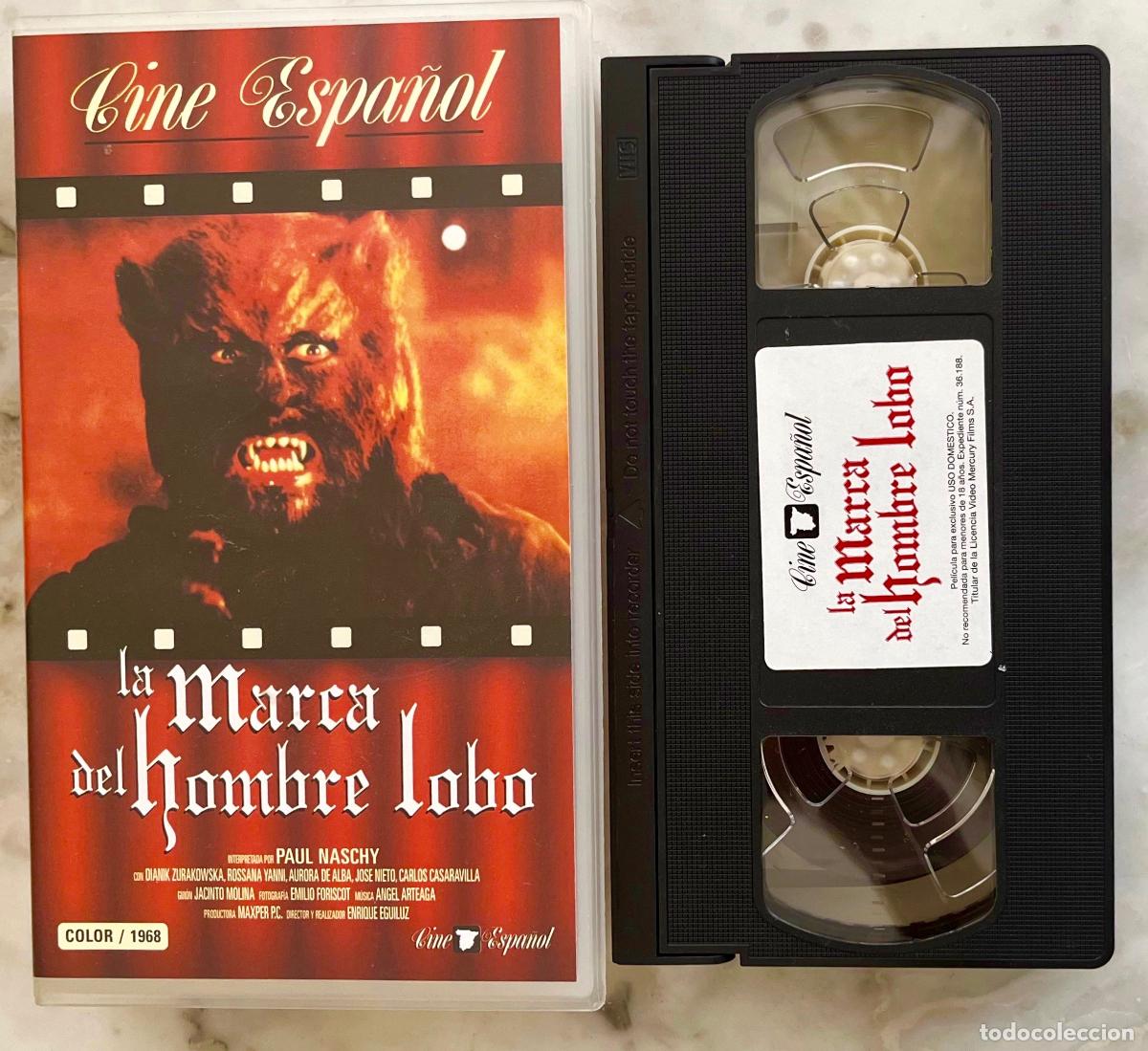 Cine: LA MARCA DEL HOMBRE LOBO. PAUL NASCHY. VHS ESPA&Ntilde;A. COMO NUEVO