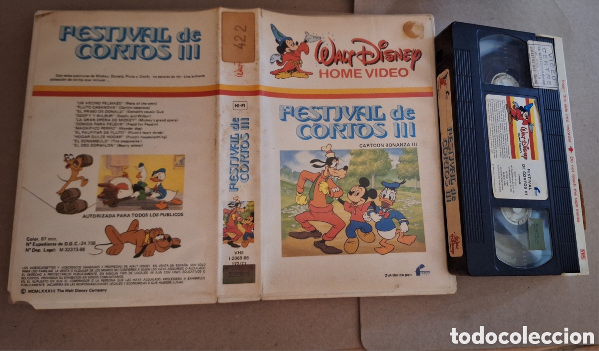 Cinema: Festival de Cortos III VHS Disney