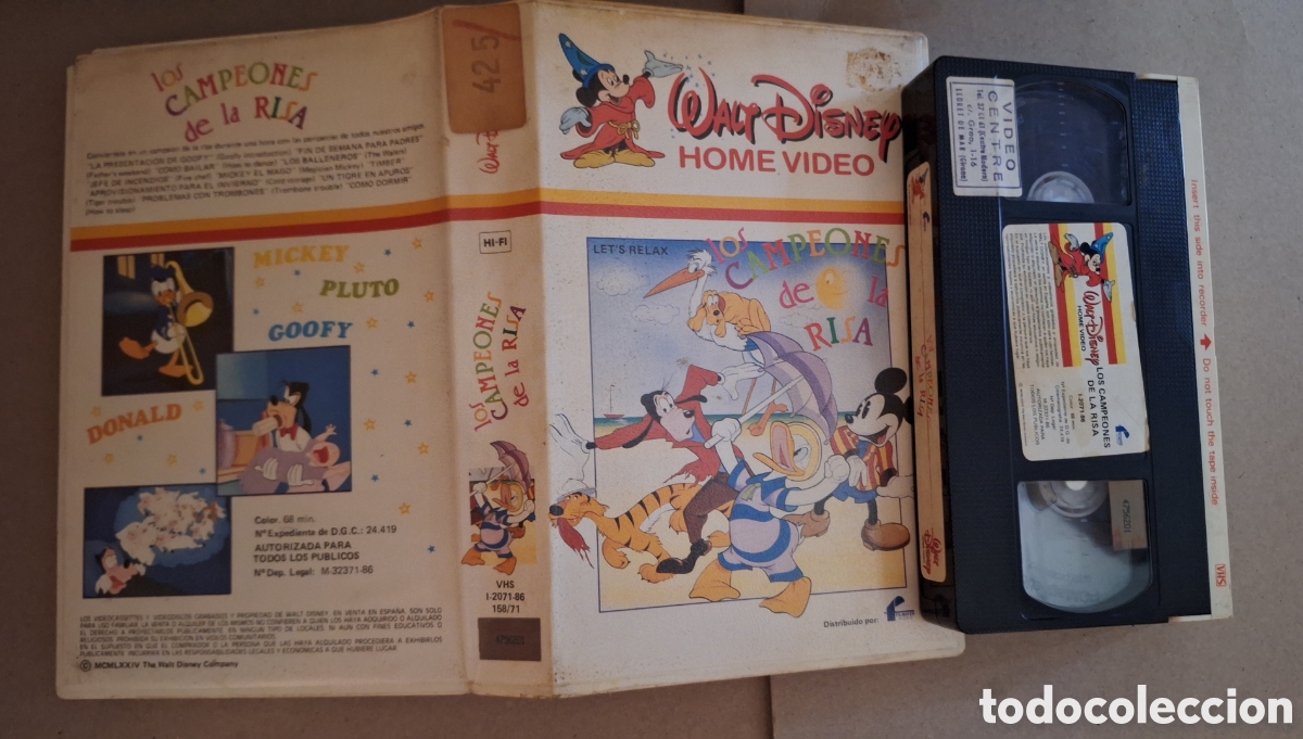 Cine: Los Campeones de la Risa VHS Disney