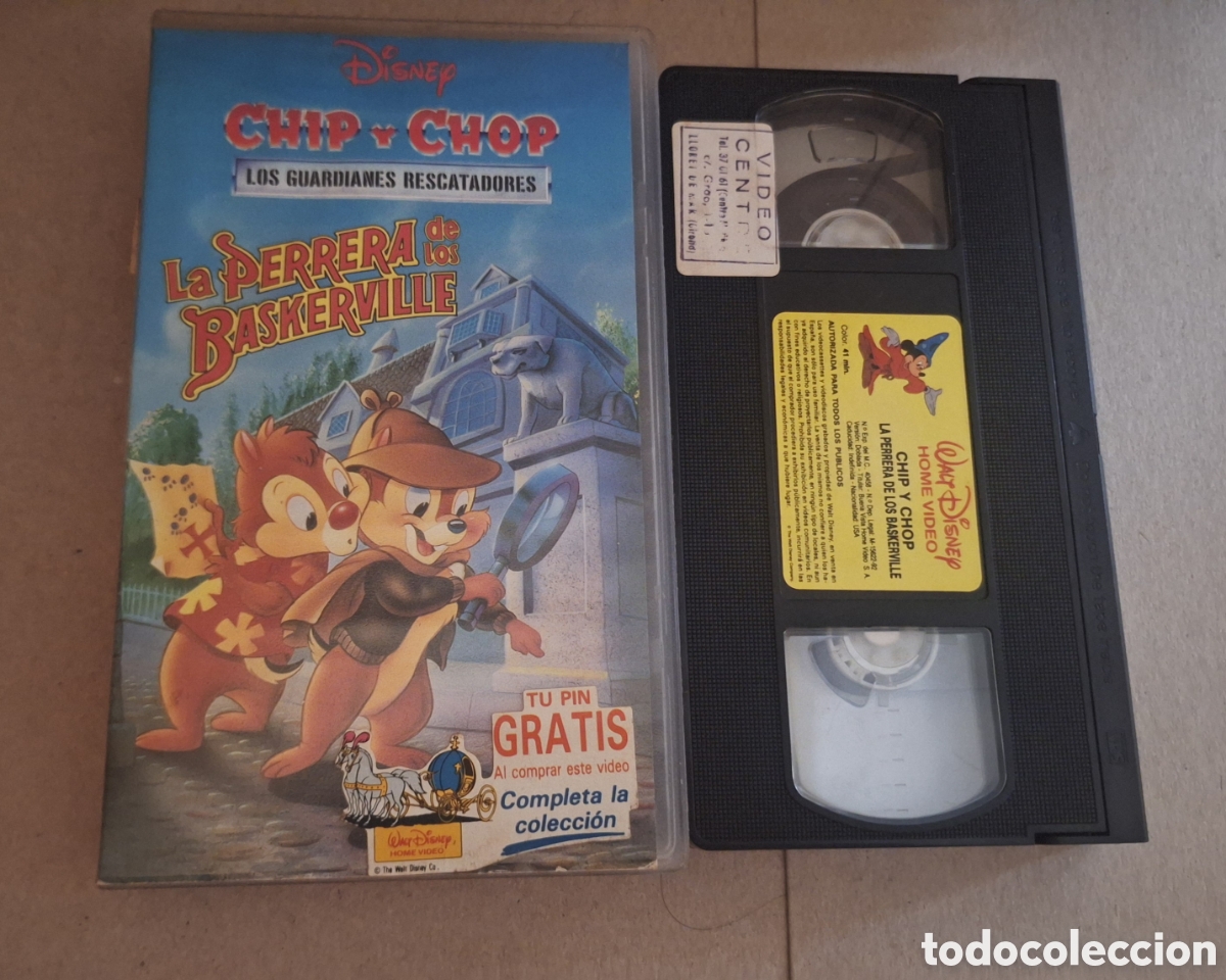 Cine: La Perrera de los Baskerville VHS Chip y Chop