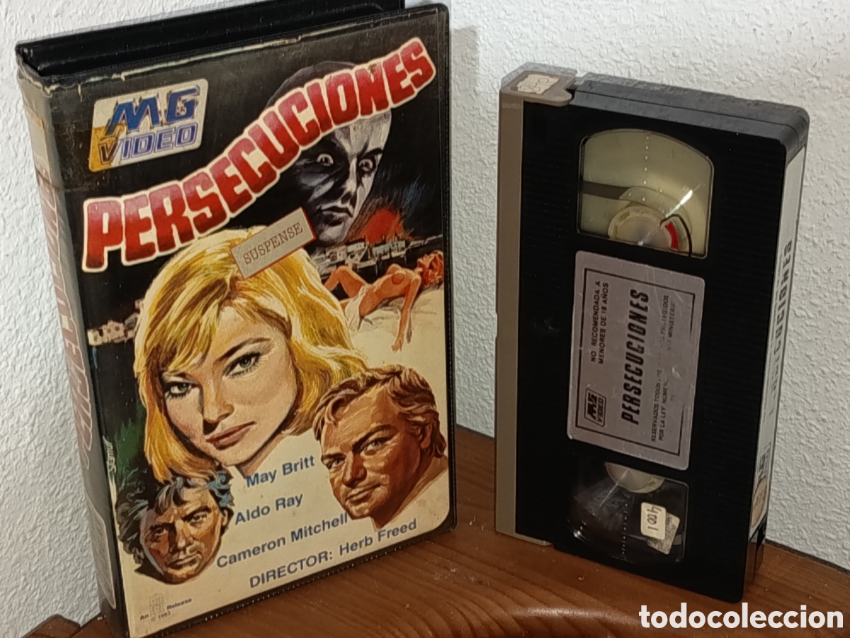 Cine: Persecuciones. Pel&iacute;cula VHS