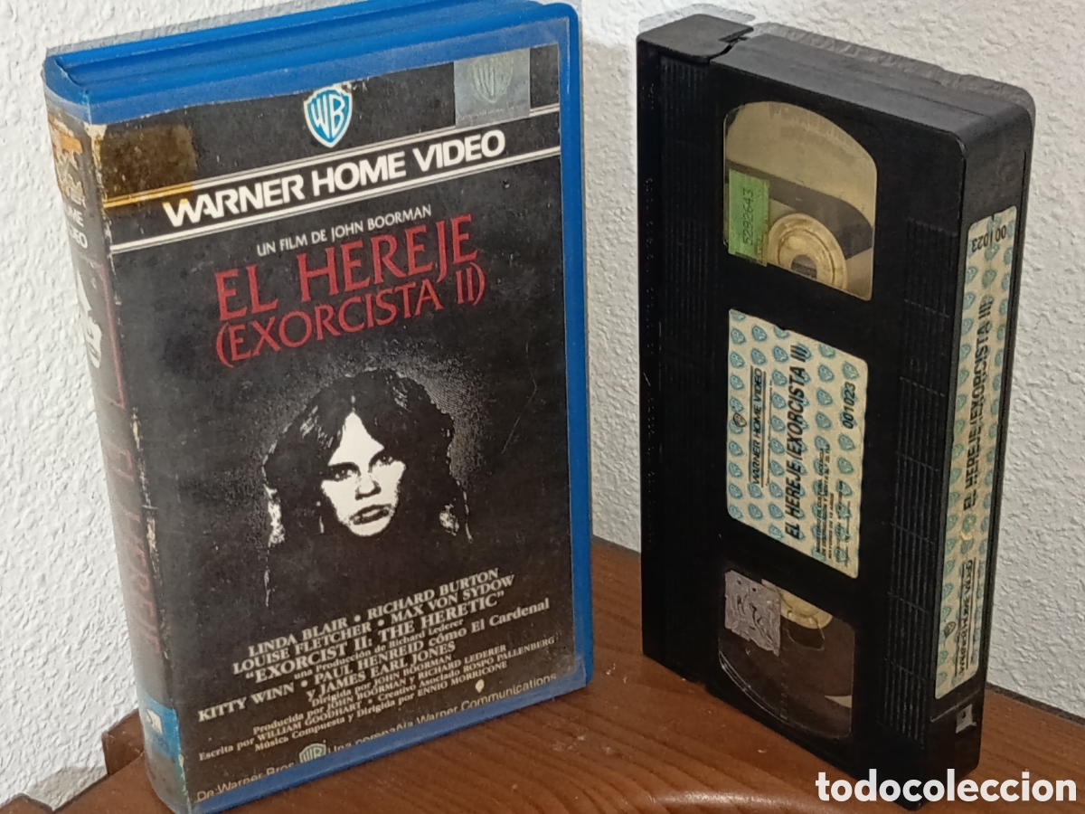 Cine: El exorcista 2. El hereje. Linda blair. Pel&iacute;cula VHS