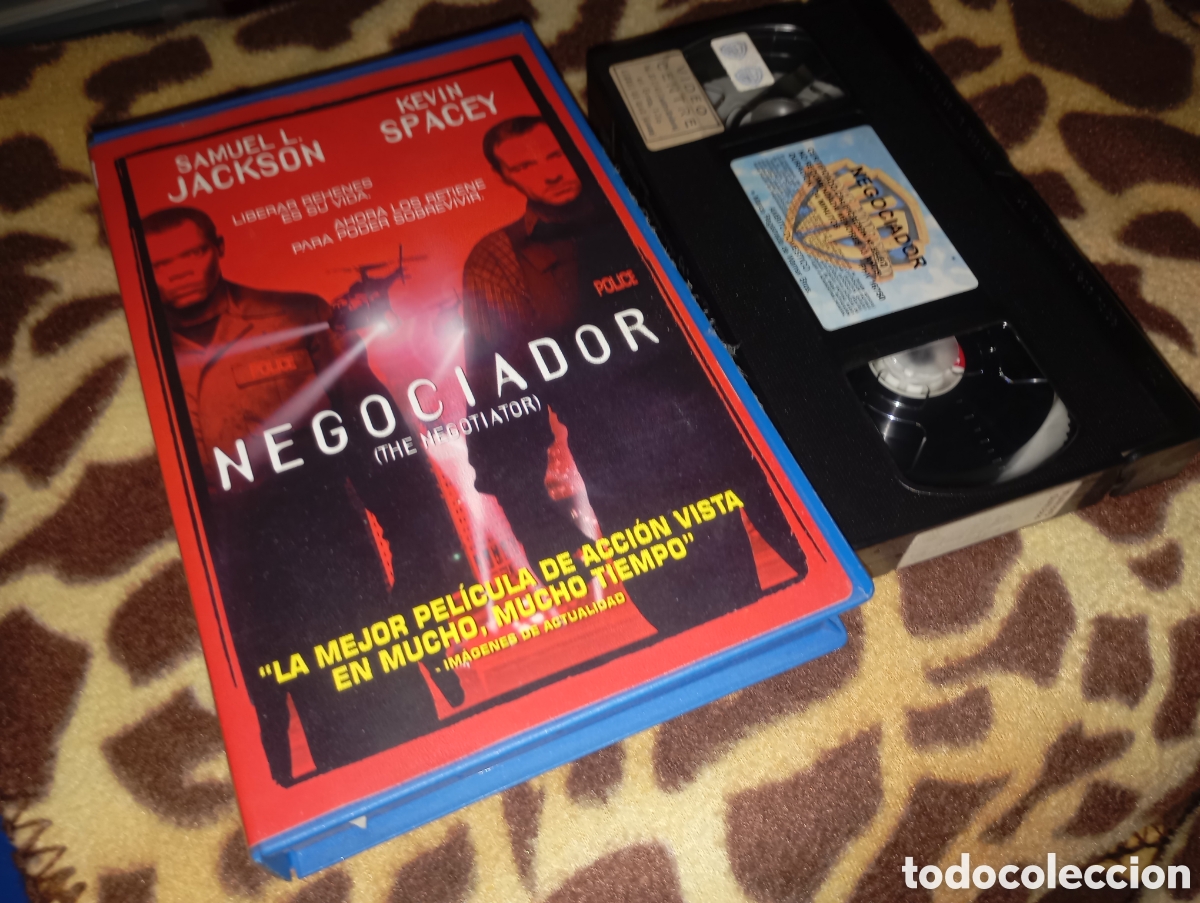 Cine: Vhs- negociador- Kevin space caja grande