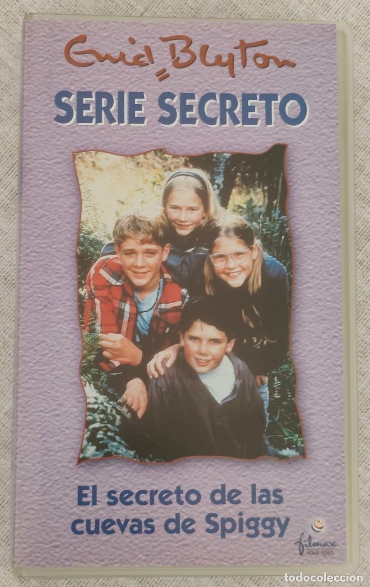Cine: CINTA VHS: EL SECRETO DE LAS CUEVAS DE SPIGGY - SERIE SECRETO ENID BLYTON # 2