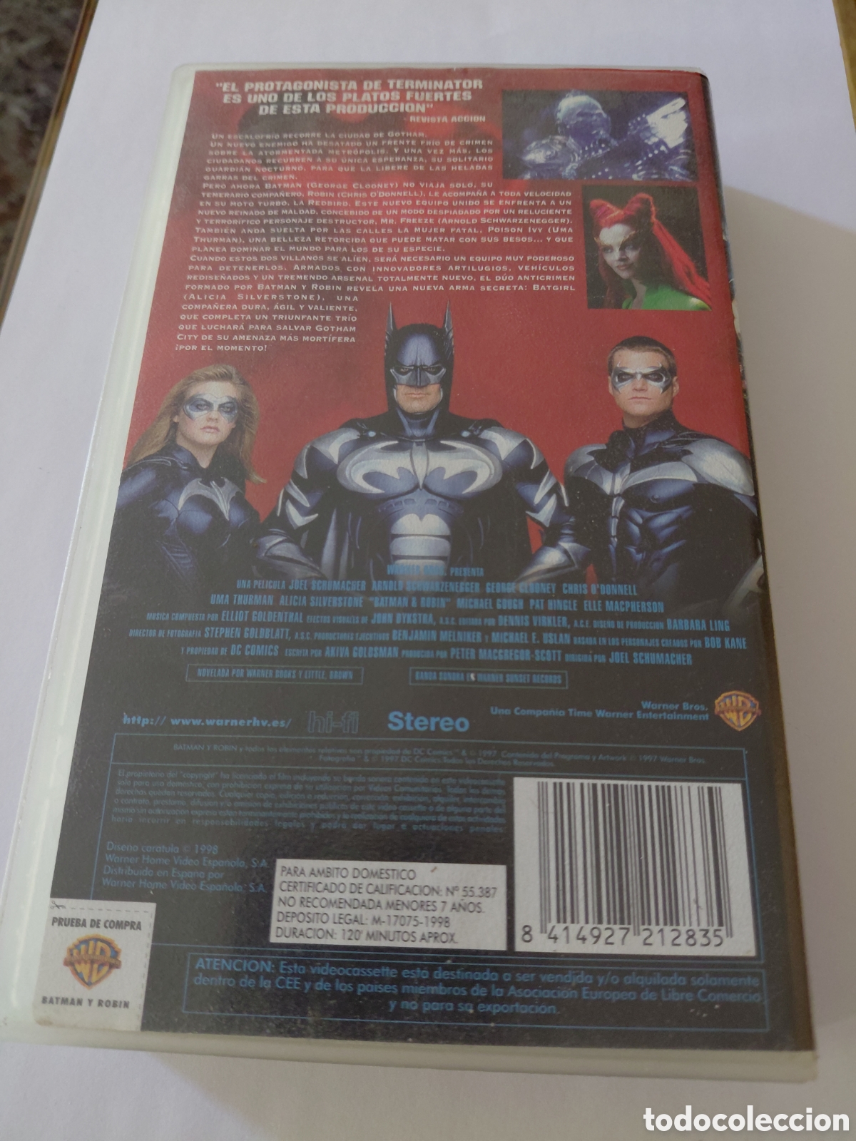 Cine: Cinta vhs batman y robin - Foto 3