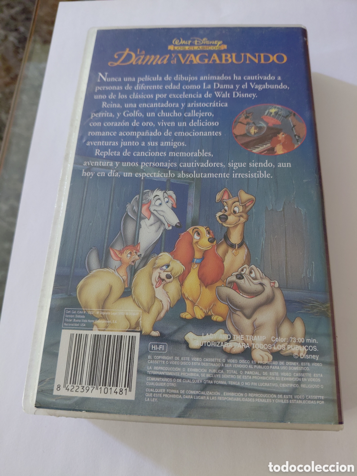 Cine: Cinta vhs la dama y el vagabundo - Foto 3