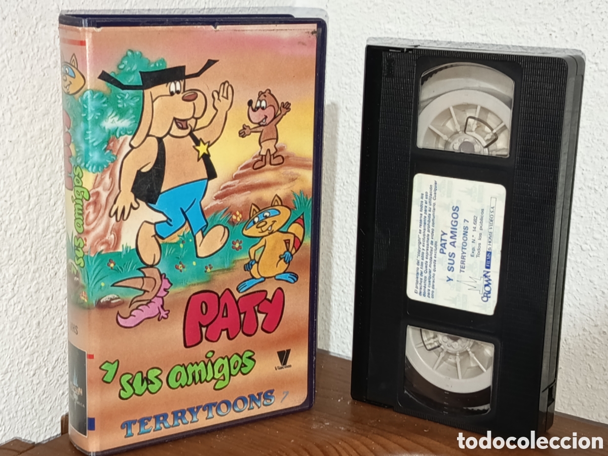 Cine: Paty y sus amigos. Terrytoons. Pel&iacute;cula VHS