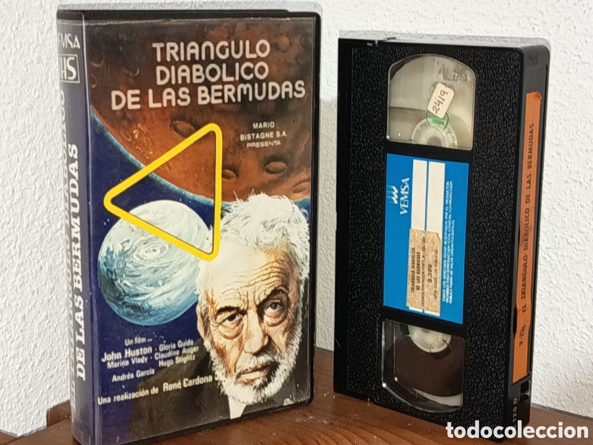 Cine: El tri&aacute;ngulo diab&oacute;lico de las Bermudas. Pel&iacute;cula VHS