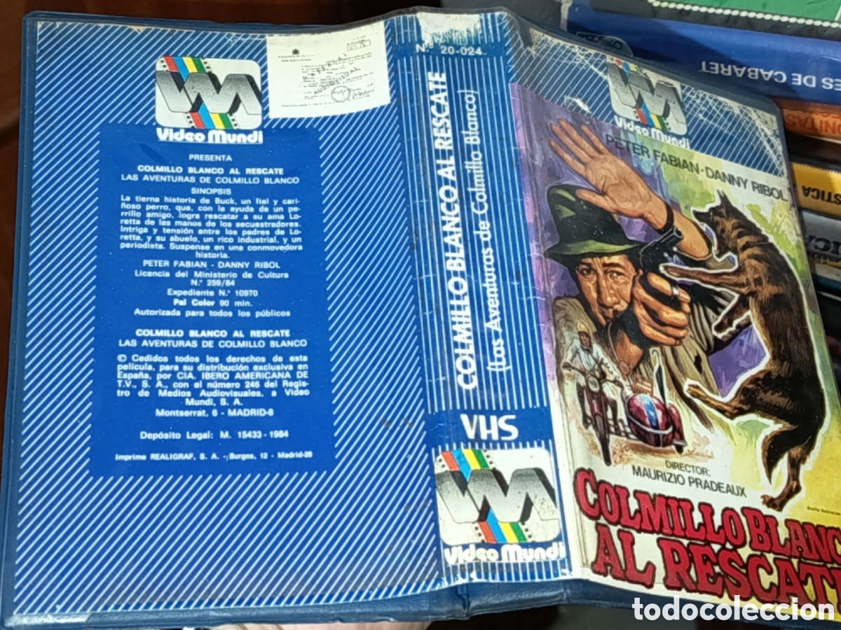 Cine: Colmillo blanco al rescate. Pel&iacute;cula VHS - Foto 2