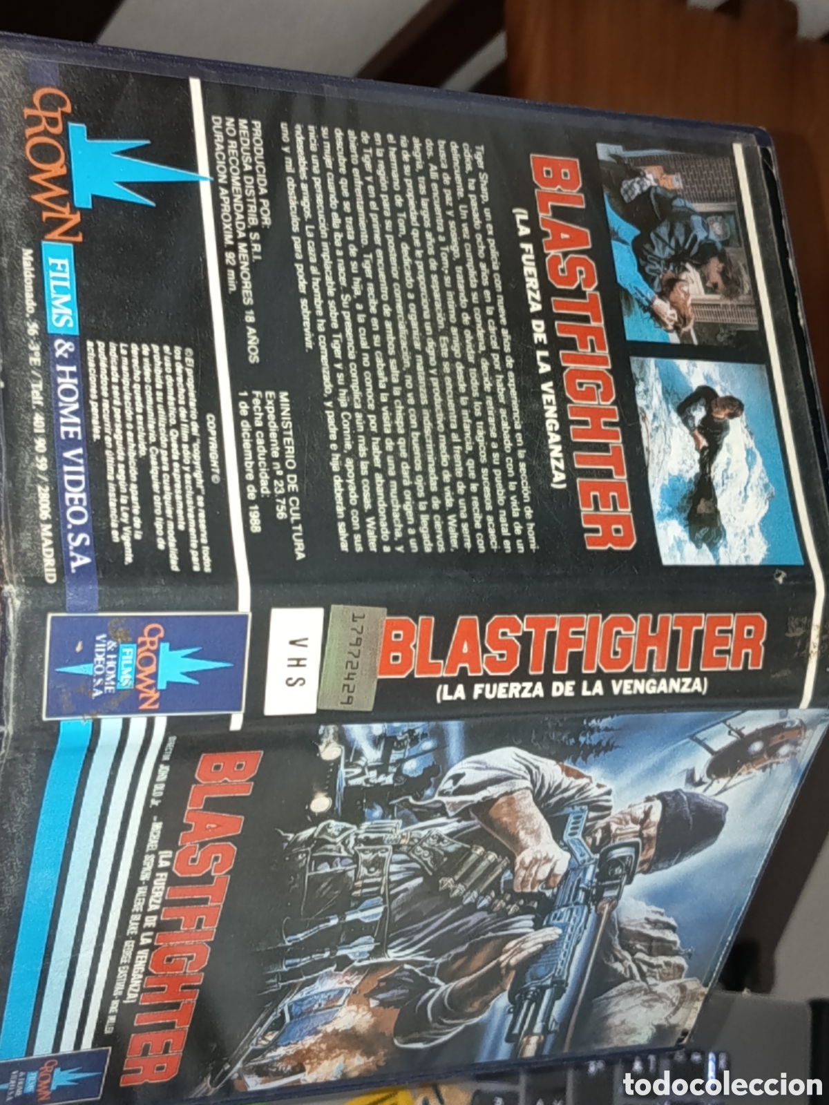 Cine: Blastfighter. Pel&iacute;cula VHS - Foto 2
