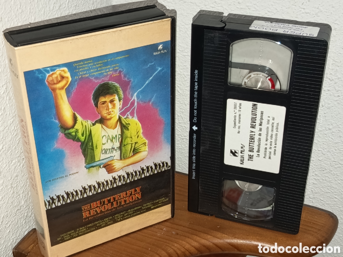 Cine: La revoluci&oacute;n de las mariposas. Pel&iacute;cula VHS