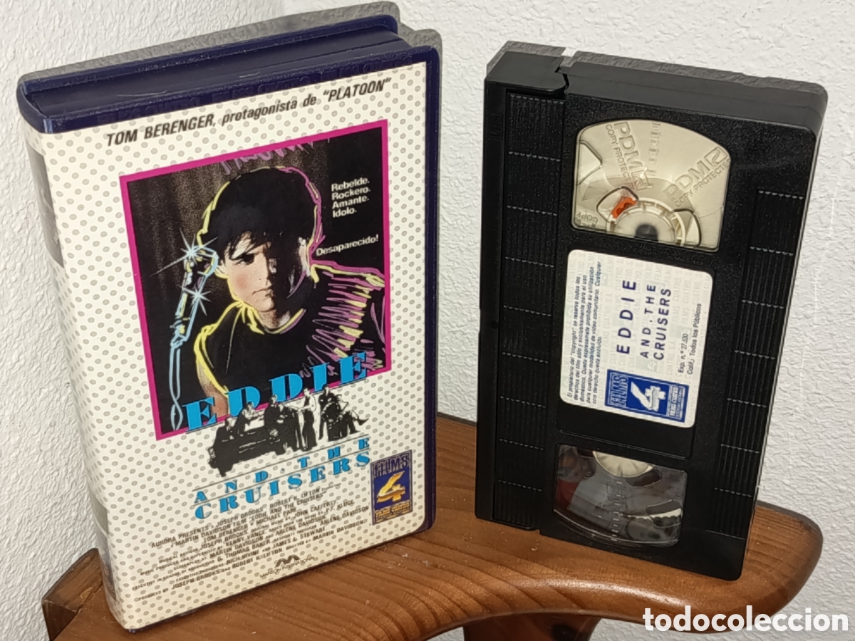 Cine: Eddie and the cruisers. Pel&iacute;cula VHS