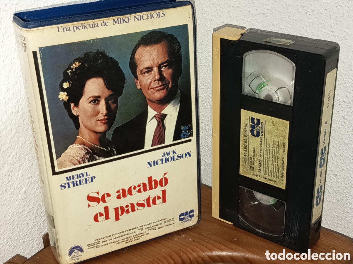 Cine: Se acab&oacute; el pastel. Pel&iacute;cula VHS