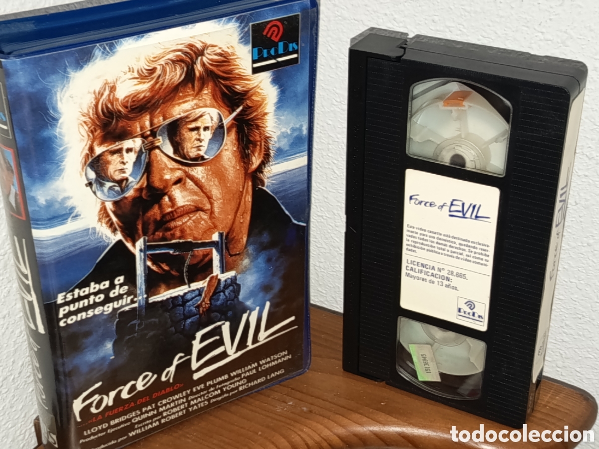 Cine: Force of evil. Pel&iacute;cula VHS