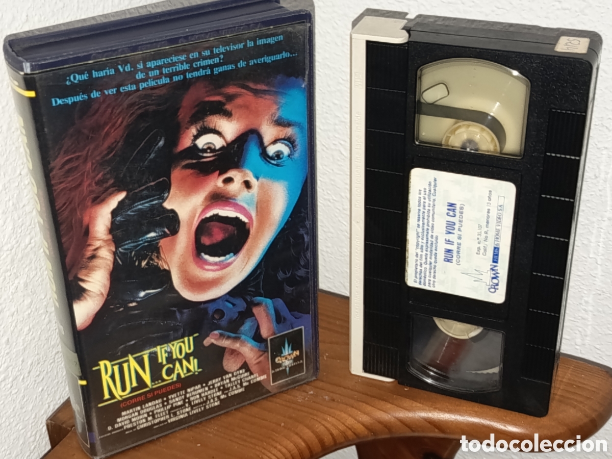 Cine: Run if you can. Corre si puedes. Pel&iacute;cula VHS