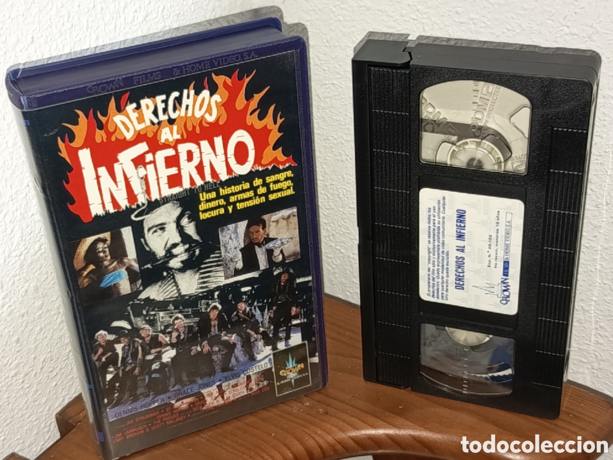 Cine: Derechos al infierno. Pel&iacute;cula VHS
