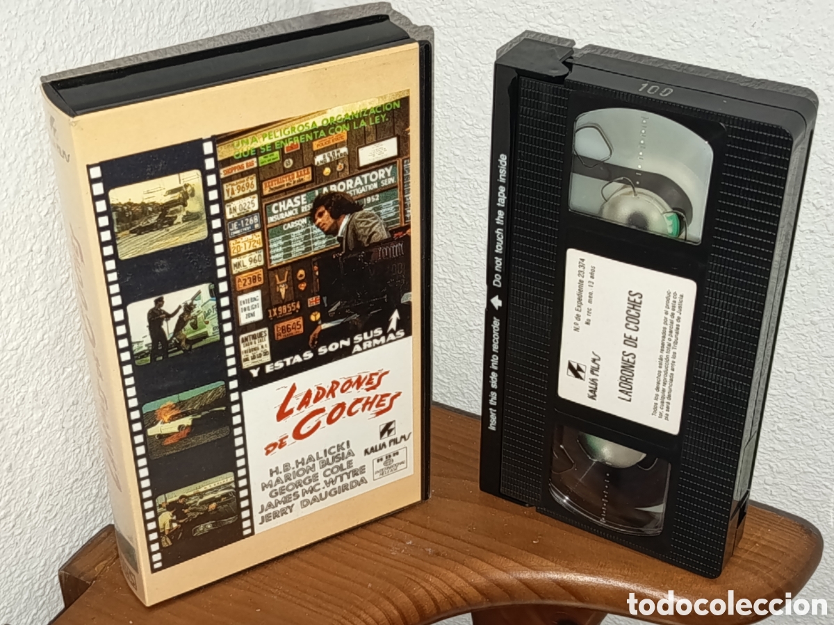 Cine: Ladrones de coches. Pel&iacute;cula VHS