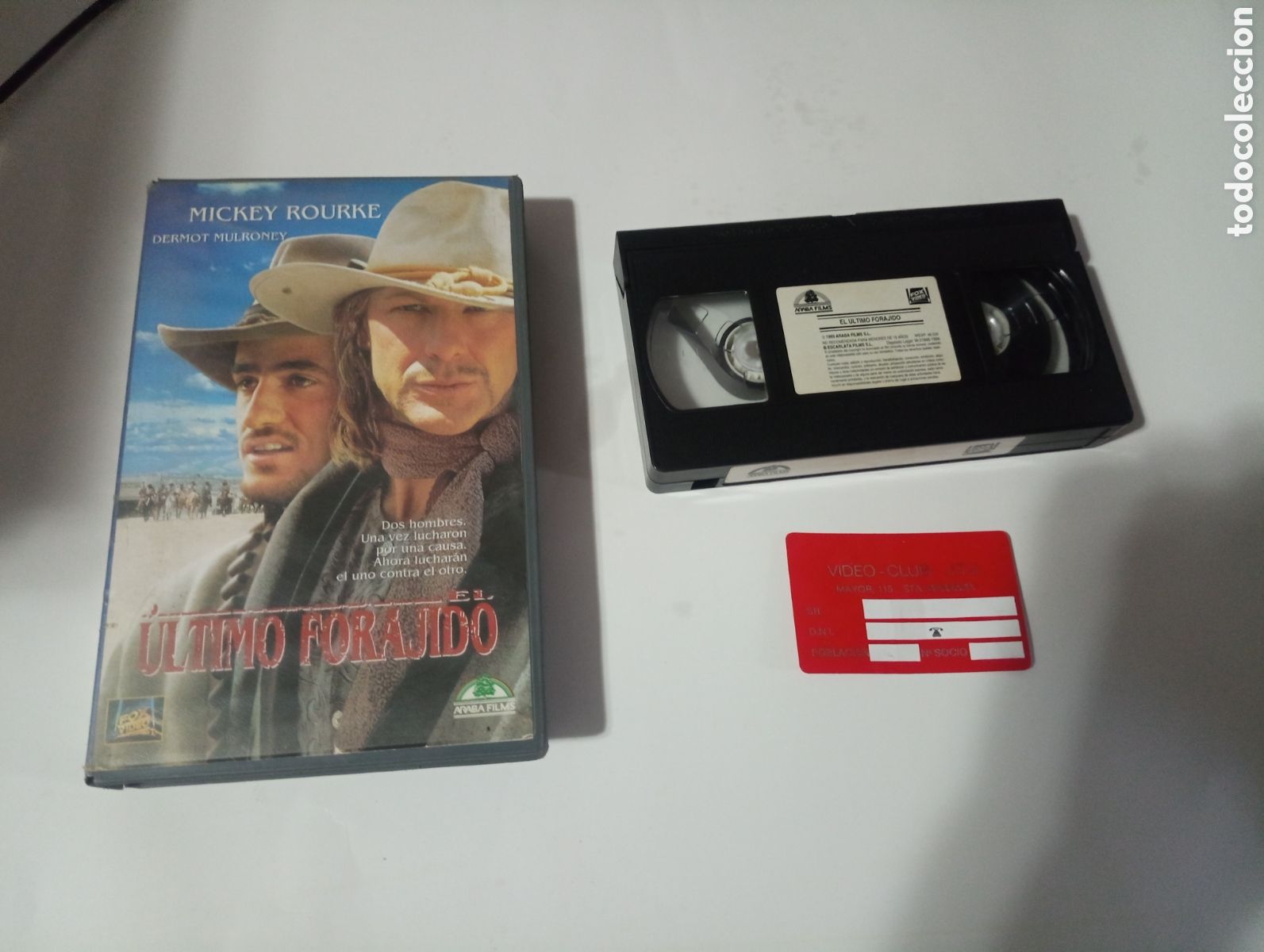 Cine: VHS EL ULTIMO FORAJIDO MICKEY ROURKE