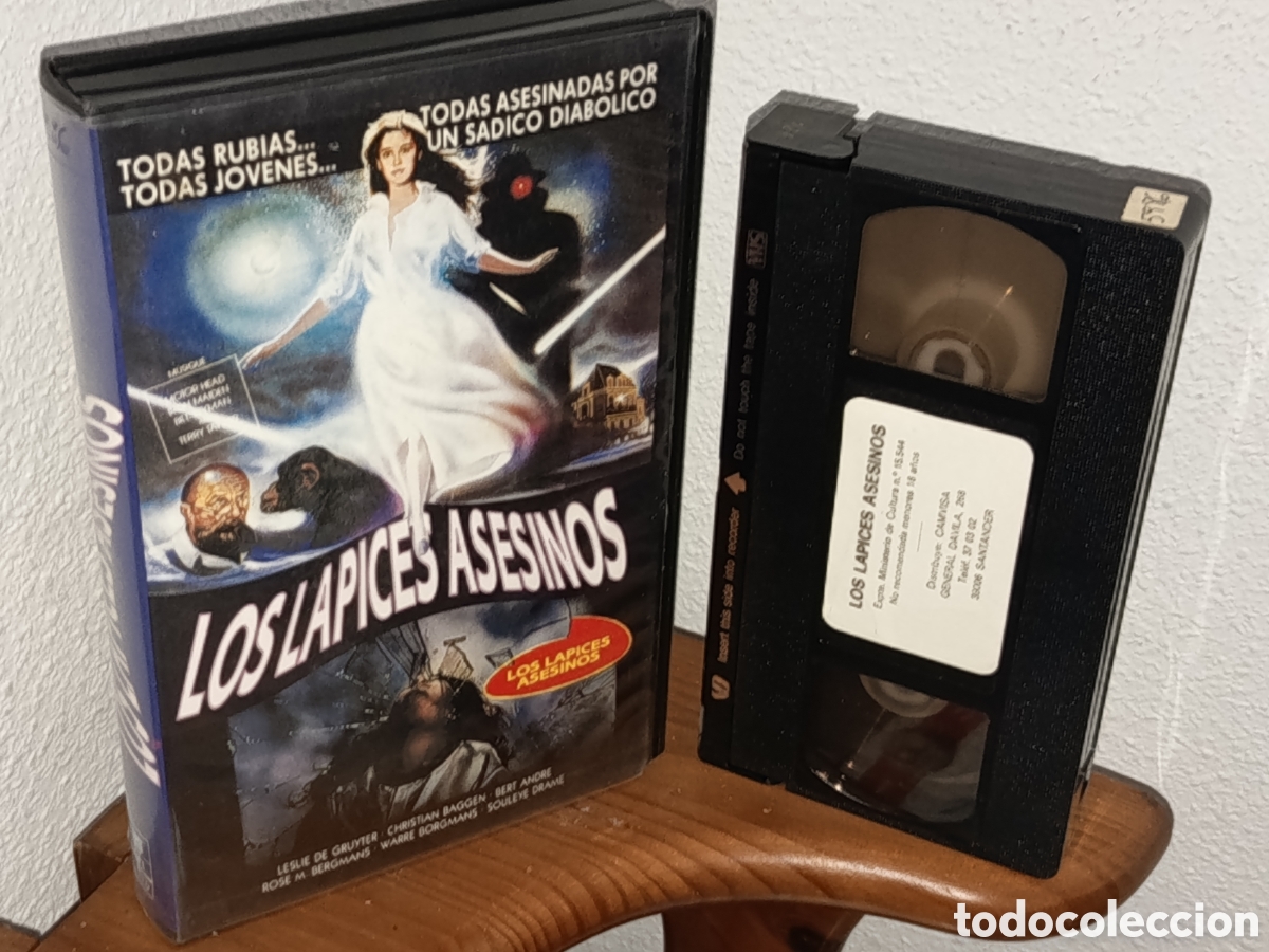 Cine: Los l&aacute;pices asesinos. Pel&iacute;cula VHS