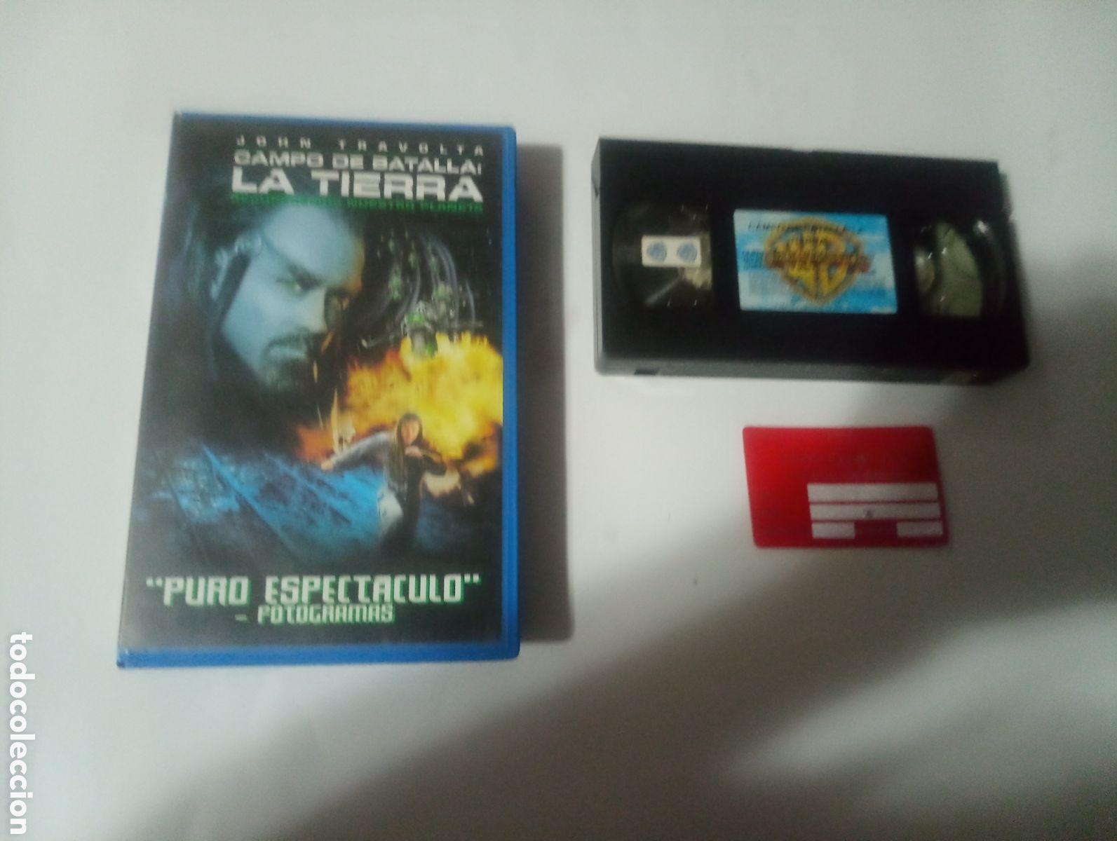 Cine: VHS Warner CAMPO DE BATALLA LA TIERRA JOHN TRAVOLTA
