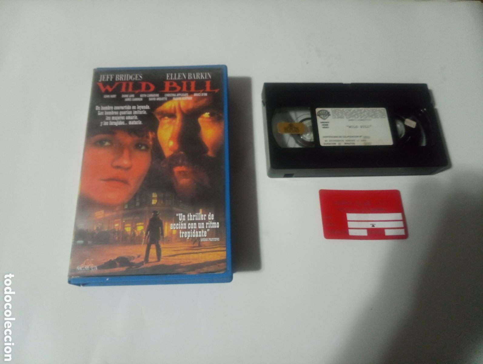 Cine: VHS WILD BILL JEFF BRIDGES