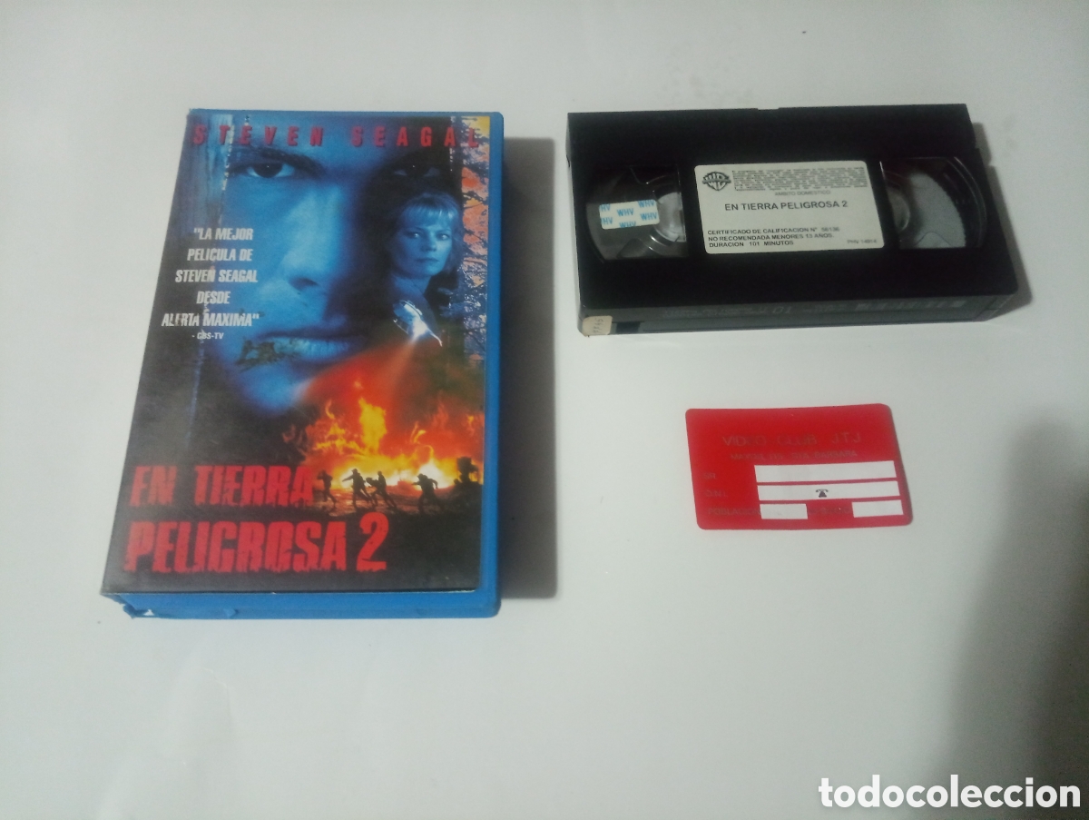 Cine: VHS Warner STEVEN SEAGAL EN TIERRA PELIGROSA 2