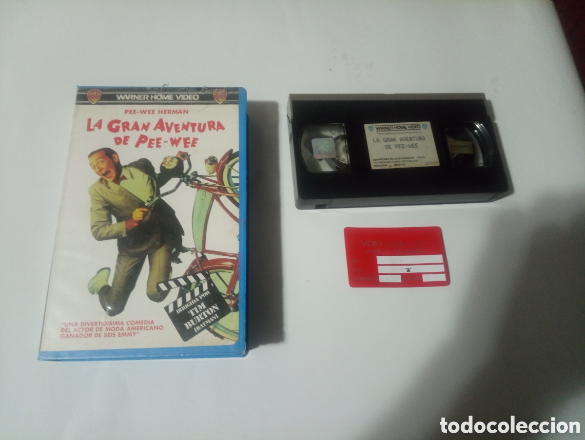 Cine: VHS LA GRAN AVENTURA DE PEE - WEE