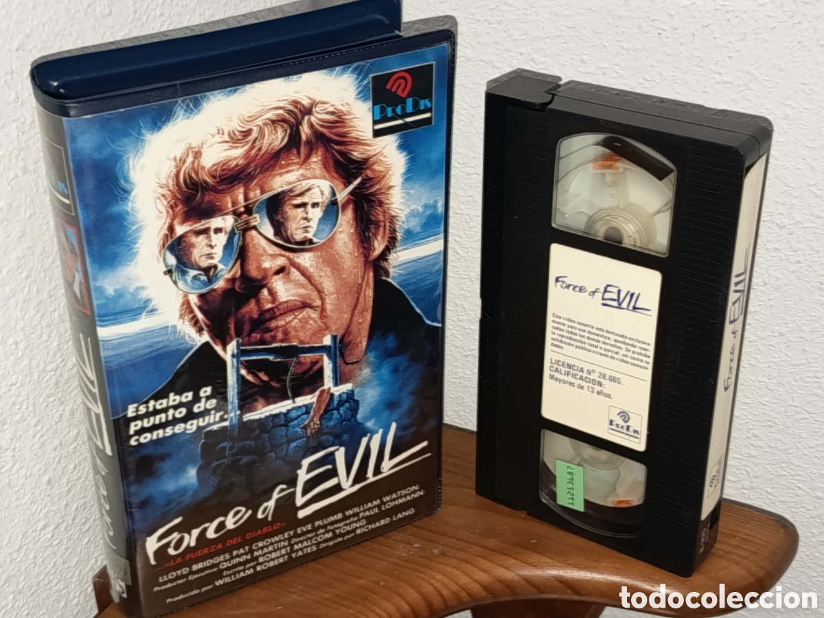 Cine: Force of evil. Pel&iacute;cula VHS