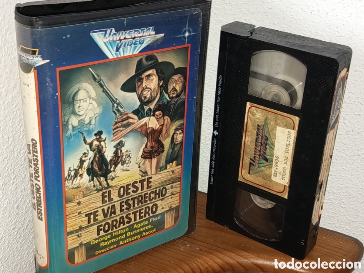 Cine: El oeste te va estrecho forastero. Pel&iacute;cula VHS