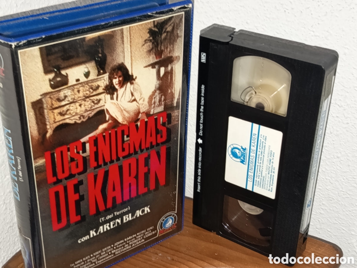 Cine: Los enigmas de Karen black. Pel&iacute;cula VHS