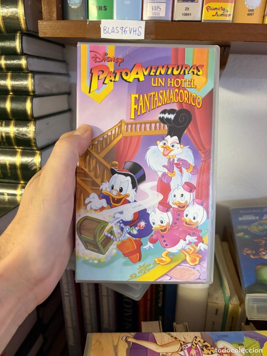 Cine: BLAS96VHS PEL&Iacute;CULA VHS Pato Aventuras: Un Hotel Fantasmag&oacute;rico, Walt Disney