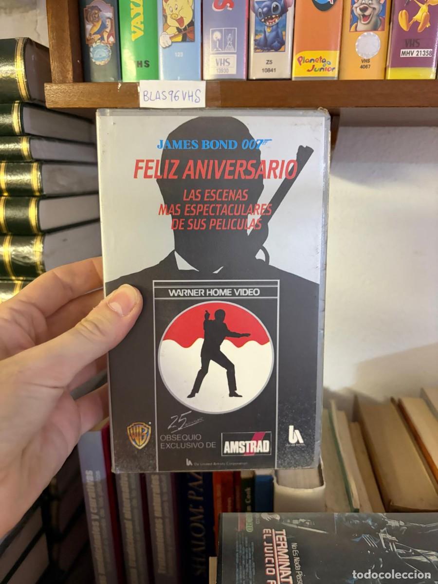 Cine: BLAS96VHS PEL&Iacute;CULA VHS James Bond 007: Feliz Aniversario, Warner Home Video