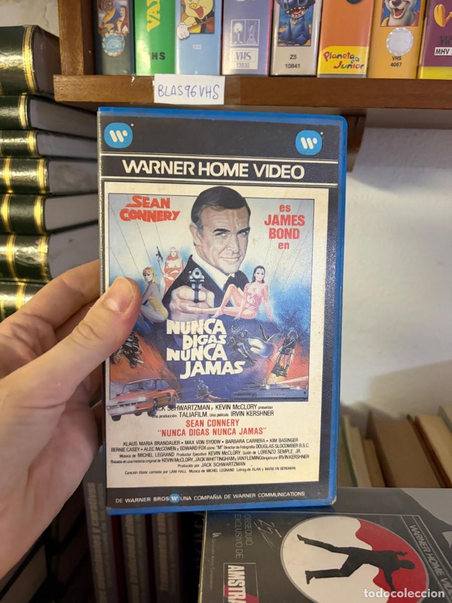 Cine: BLAS96VHS PEL&Iacute;CULA VHS Nunca Digas Nunca Jam&aacute;s, Warner Home Video