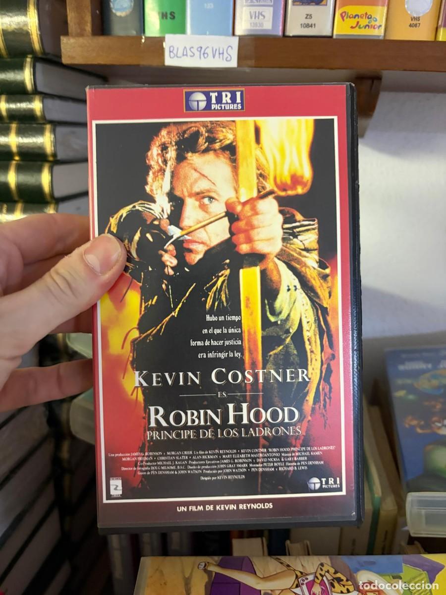 Cine: BLAS96VHS PEL&Iacute;CULA VHS Robin Hood: Pr&iacute;ncipe de los Ladrones, Tri Pictures