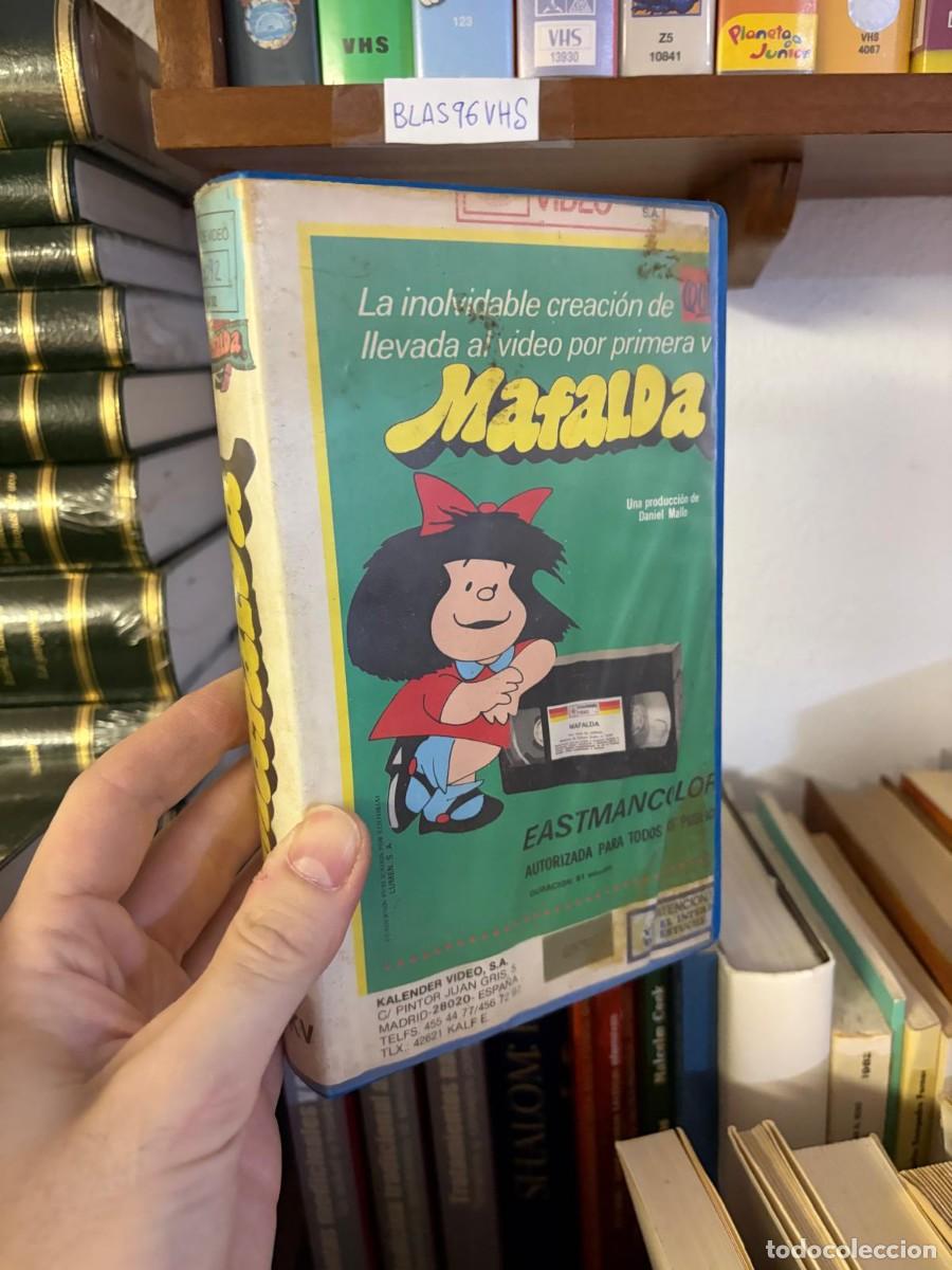 Cine: BLAS96VHS PEL&Iacute;CULA VHS Mafalda, Kalendia Video / Eastman Color, por primera vez en video