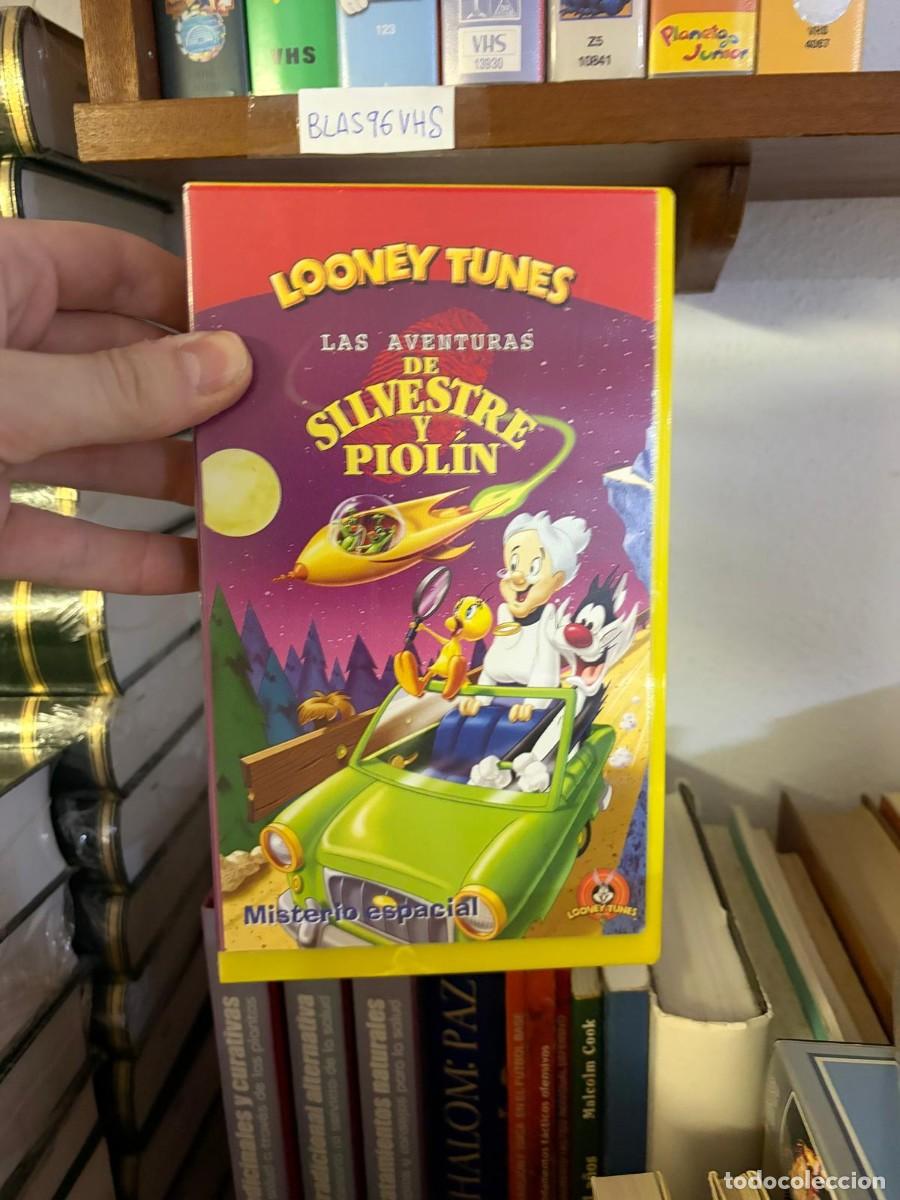 Cine: BLAS96VHS PEL&Iacute;CULA VHS Looney Tunes: Las Aventuras de Silvestre y Piol&iacute;n: Misterio Espacial