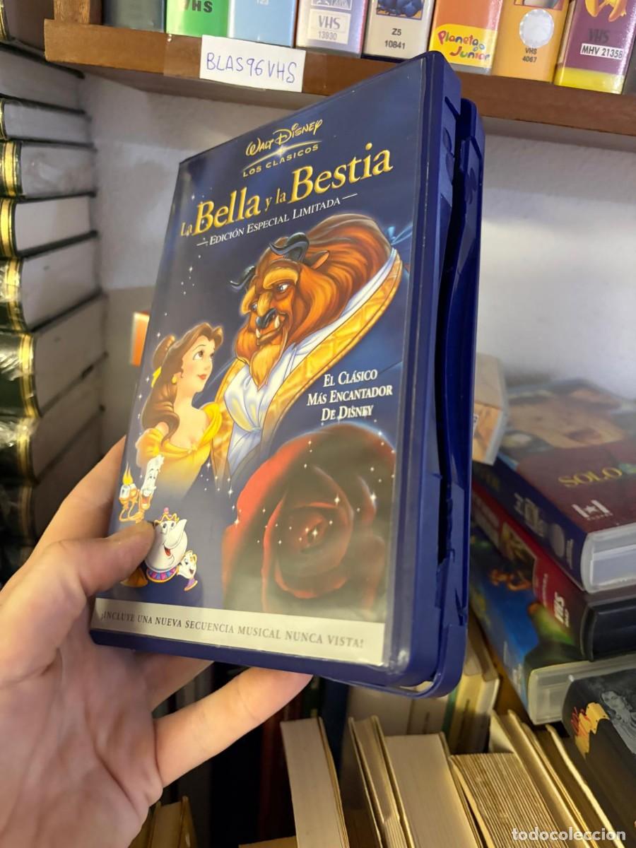Cine: BLAS96VHS PEL&Iacute;CULA VHS La Bella y la Bestia, Walt Disney, caja azul, Edici&oacute;n Especial Limitada