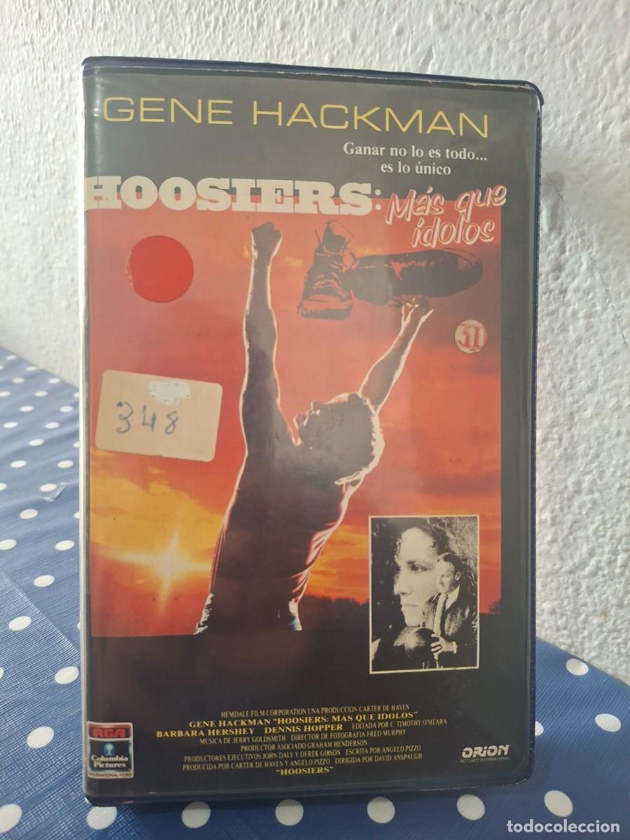 Cine: Pel&iacute;cula VHS Hoosiers:M&aacute;s que idolos a&ntilde;o 1889