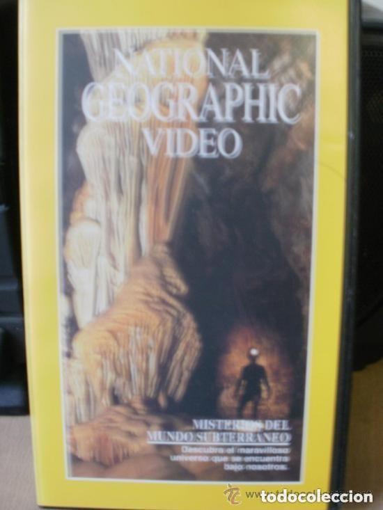 Cine: VHS - NATIONAL GEOGRAPHIC Misterios del mundo subterraneo